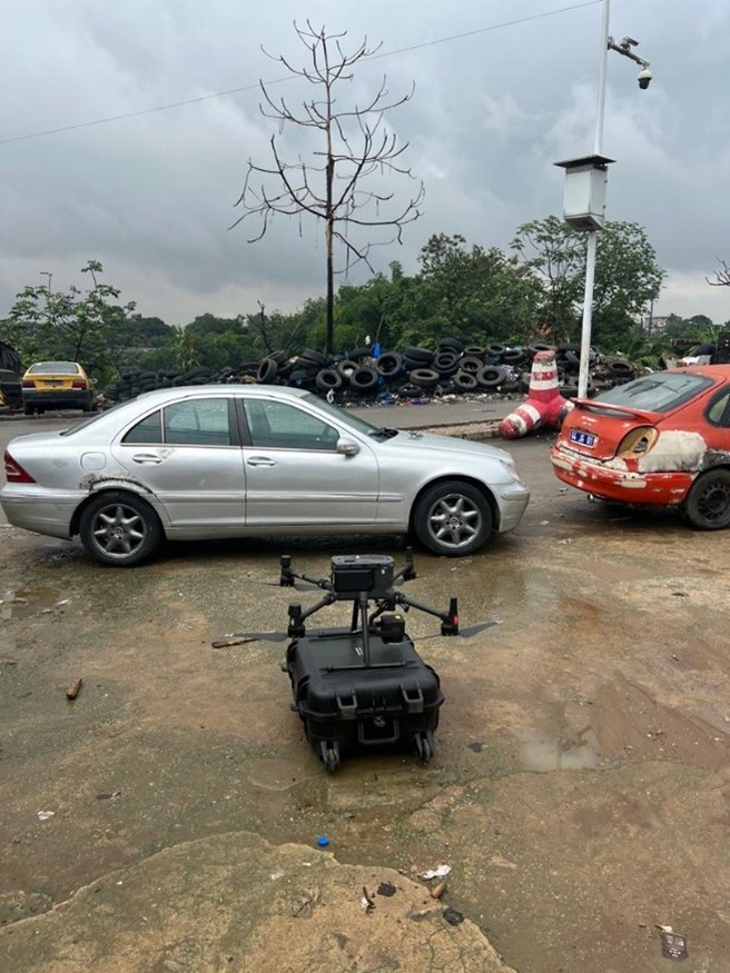 Études topographiques par drone – Décharge d'Abobo - Vue principale