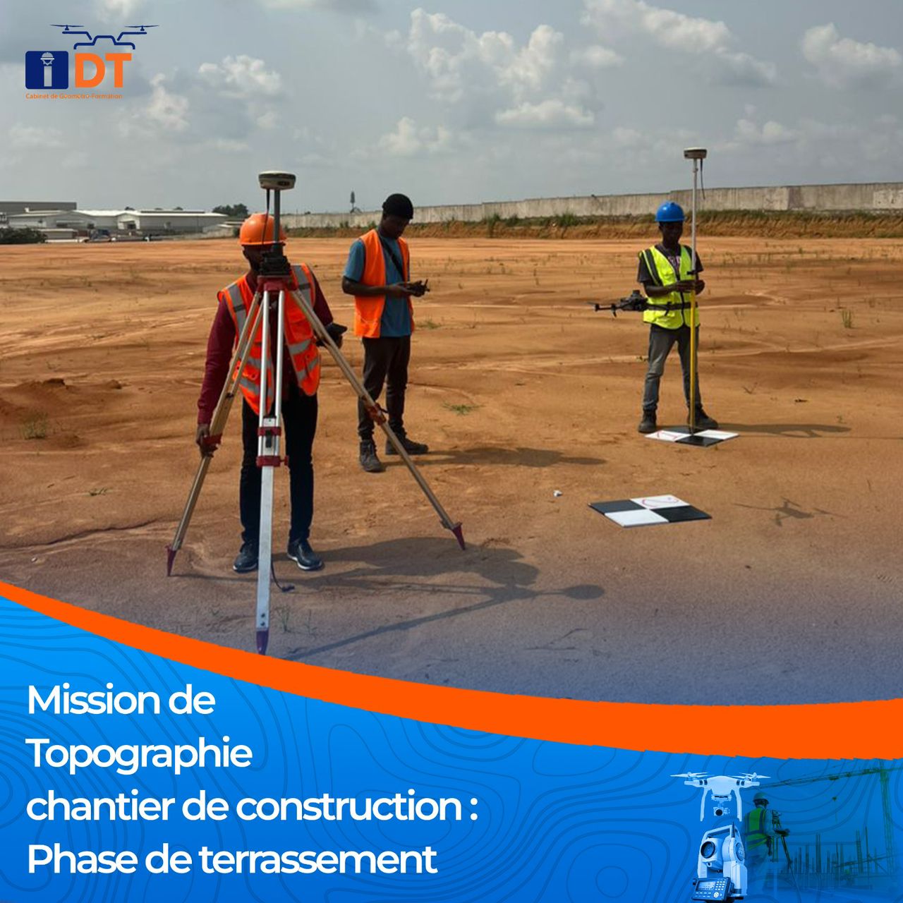 Levers terrain et plans techniques - Idrones Technologies