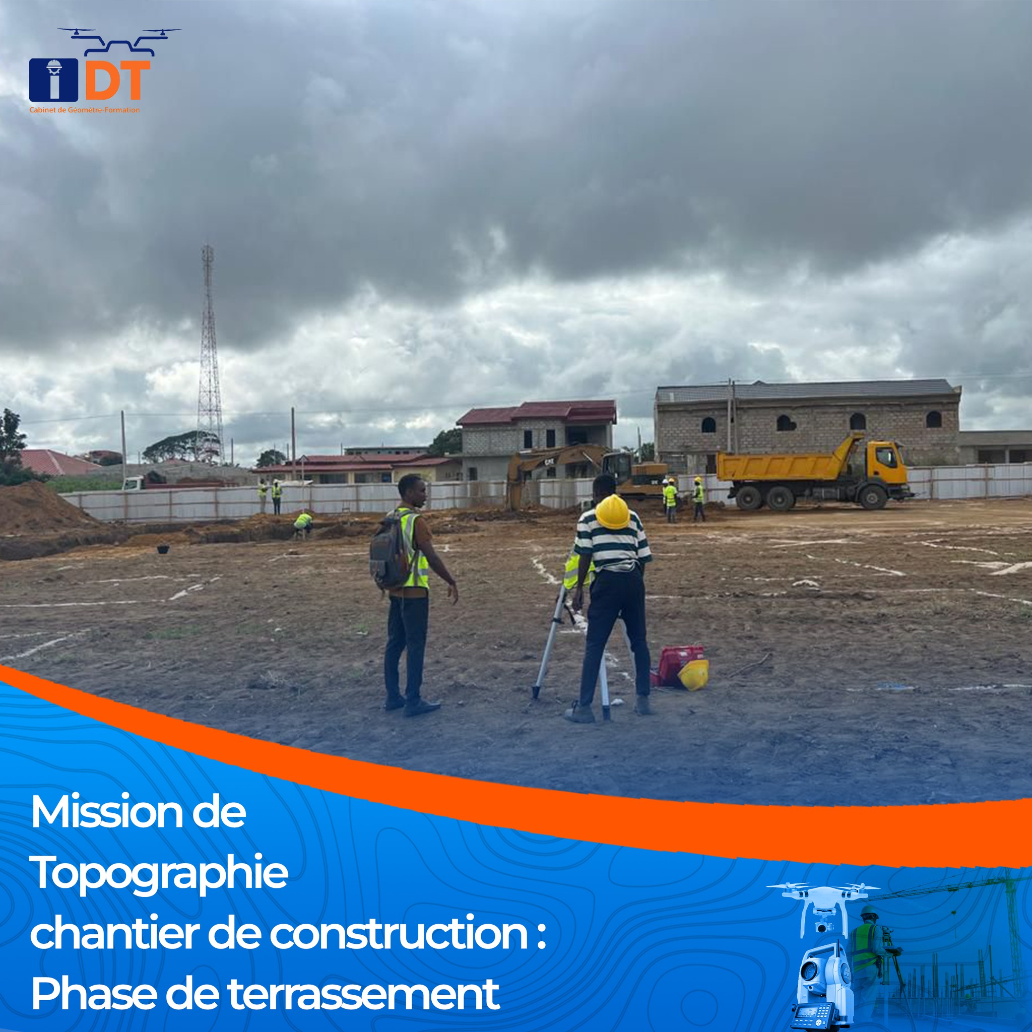 Missions topographiques terrain - Idrones Technologies