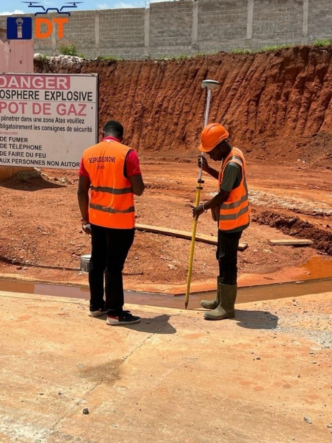 Relevé topographique & architectural – Site industriel (19 ha) à Guibéroua - Vue principale